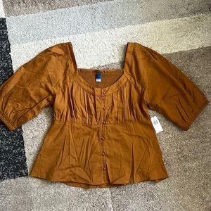 Old Navy Mustard Blouse